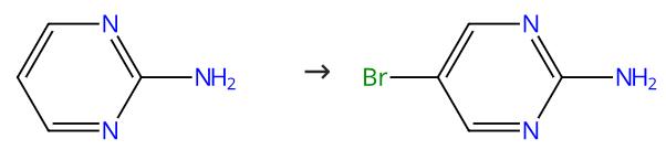 图1 2-氨基-5-溴嘧啶的合成路线