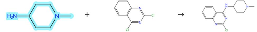 4-氨基-1-甲基哌啶参与的亲核取代反应