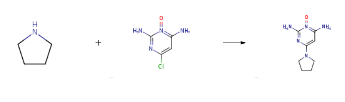 Pyrrolidinyl Diaminopyrimidine Oxide synthesis