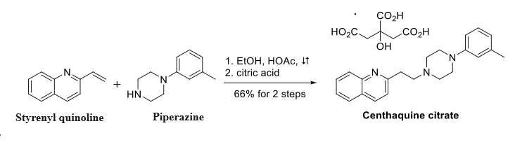 Synthesis of Centhaquine Citrate 