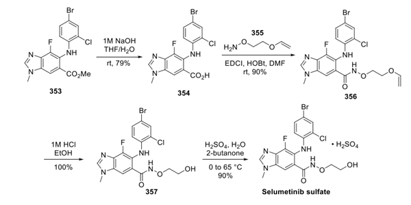 Selumetinib Sulfate synthesis