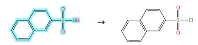 2-萘磺酸的酰氯化反应
