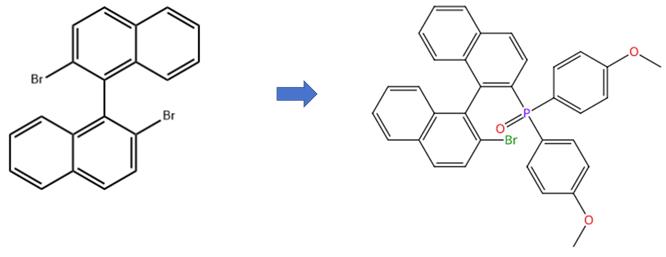 联萘二溴的膦化反应