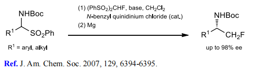 Fluorobis(phenylsulfonyl)methane