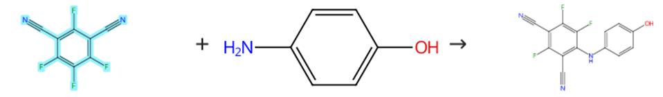2,4,5,6-四氟间苯二甲腈的芳香亲核取代反应
