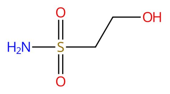 图12-羟基-1-磺酰胺的结构式