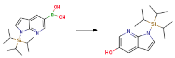 1H-Pyrrolo[2,3-b]pyridin-5-ol, 1-[tris(1-methylethyl)silyl]-