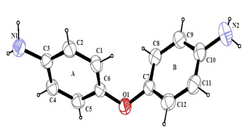 Ortep View of The Molecule with Displacement Ellipsoids Drawn at The 40% Probability Level. H Atoms Shown as Small Spheres of Arbitary Radii. Ortep View of The Molecule with Displacement Ellipsoids Drawn at The 40% Probability Level. H Atoms Shown as Small Spheres of Arbitary Radii.