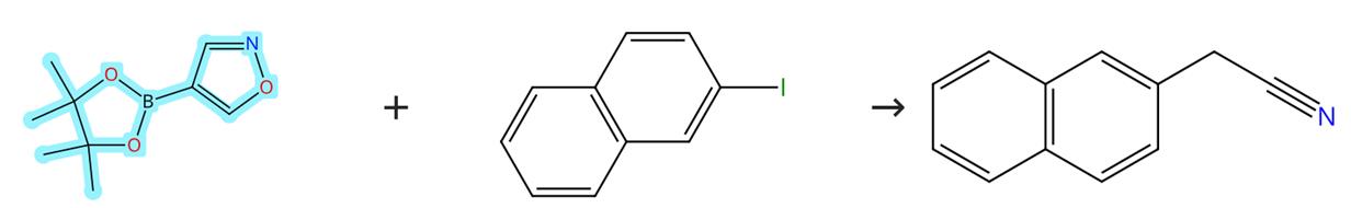 4-异恶唑硼酸 PINACOL ESTER的偶联反应