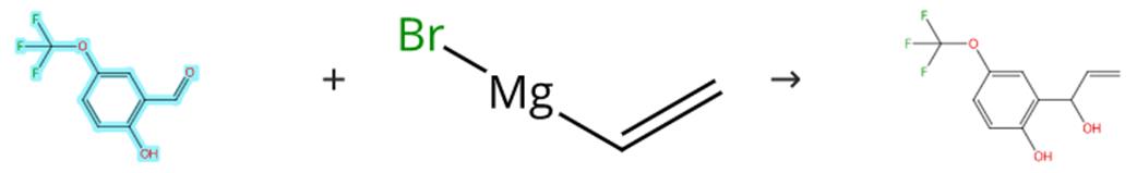 2-羟基-5-(三氟甲氧基)苯甲醛的亲核加成反应
