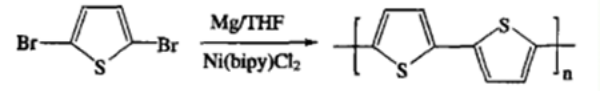 金属催化剂制备无取代聚噻吩