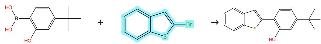 2-溴苯并噻吩参与的Suzuki偶联反应