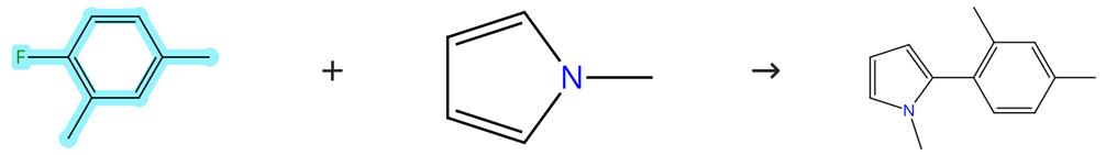 1,3-二甲基-4-氟苯的脱氟偶联反应