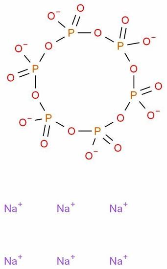 Fig1.Constitutional formula of sodium hexametaphosphate