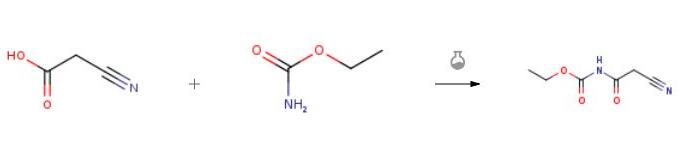 N-氰基乙酰尿烷的合成路线