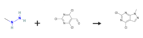 4,6-dichloro-1-methyl-1H-pyrazolo[3,4-d]pyrimidine synthesis