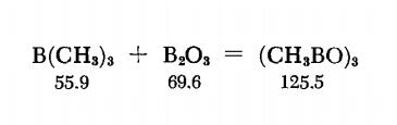 preparation of Trimethylboroxine