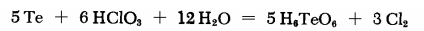 TELLURIC ACID synthesis