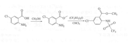 磺胺螨酯的合成路线