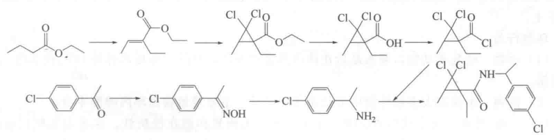 环丙酰菌胺的合成路线