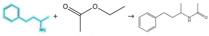 图1 1-甲基-3-苯基丙胺的酰基化反应.png