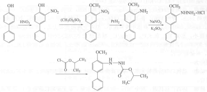 联苯肼酯合成路线