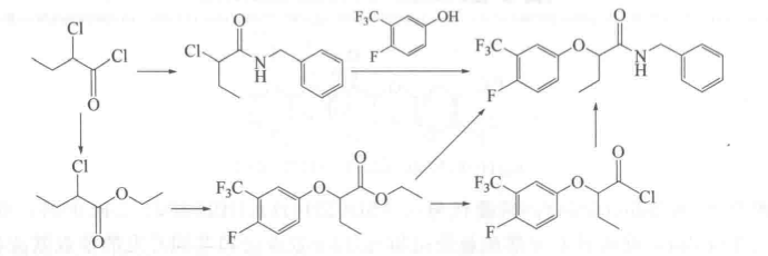 氟丁酰草胺制备方法