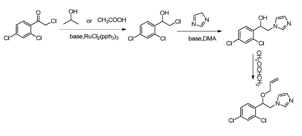 抑霉唑的合成路线