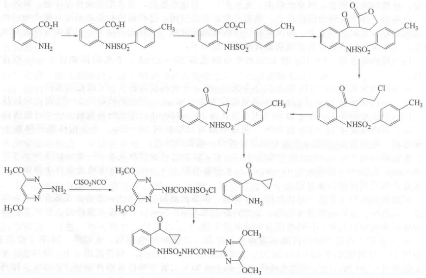 环丙嘧磺隆的合成
