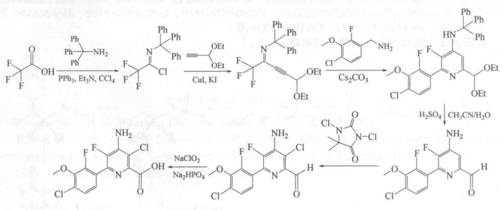 florpyrauxifen的合成