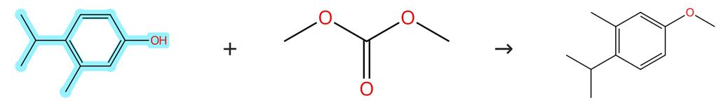 3-甲基-4-异丙基苯酚的醚化反应