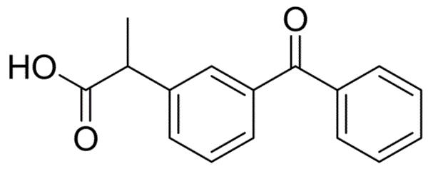 Fig1.Constitutional formula of ketoprofen