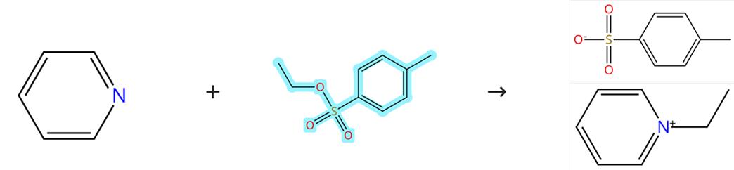 对甲苯磺酸乙酯的亲核取代反应