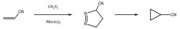 环丙基氰的合成方法