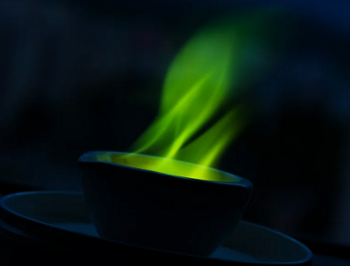 flame of Trimethyl borate flame of Trimethyl borate