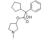 1-methylpyrrolidin-3-yl cyclopentylphenylglycolate