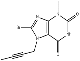 8-Bromo-7-(2-butynyl)-3,7-dihydro-3-methyl-1H-purine-2,6-dione