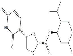 (2R,5S)-(1R,2S,5R)-2-isopropyl-5-methylcyclohexyl 5-(2,4-dioxo-3,4-dihydropyrimidin-1(2H)-yl)-1,3-oxathiolane-2-carboxylate