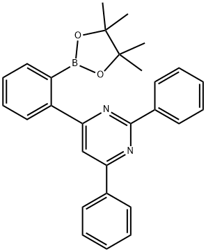 Pyrimidine, 2,4-diphenyl-6-[2-(4,4,5,5-tetramethyl-1,3,2-dioxaborolan-2-yl)phenyl]-