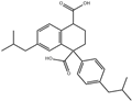 (1R,4R)-7-isobutyl-1-(4-isobutylphenyl)-1,2,3,4-tetrahydronaphthalene-1,4-dicarboxylic acid (1S,4S)-7-isobutyl-1-(4-isobutylphenyl)-1,2,3,4-tetrahydronaphthalene-1,4-dicarboxylic acid