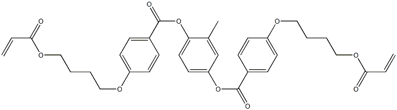 Benzoic acid, 4-[4-[(1-oxo-2-propen-1-yl)oxy]butoxy]-, 1,1'-(2-methyl-1,4-phenylene) ester