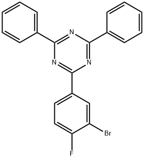 2-(3-Bromo-4-fluorophenyl)-4,6-diphenyl-1,3,5-triazine