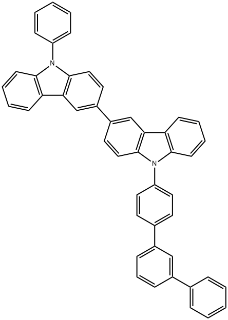 N-phenyl-N'-(4-m-terphenyl)-3,3'-biscarbazole