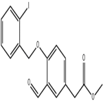 [3-Formyl-4-(2-iodobenzyloxy)phenyl]aceticacidmethylester