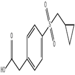 Benzeneacetic acid, 4-[(cyclopropylmethyl)sulfonyl]-