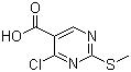 CAS # 74840-34-9, 4-Chloro-2-(methylthio)-5-pyrimidinecarboxylic acid