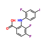 2-(2-Fluoro-4-iodoanilino)-3,4-difluorobenzoic Acid