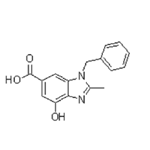 4-Hydroxy-2-methyl-1-(phenylmethyl)-1H-benzimidazole-6-carboxylic acid pictures