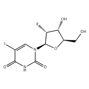 5-iodo-1-(2-fluoro-2-deoxyribofuranosyl)uracil