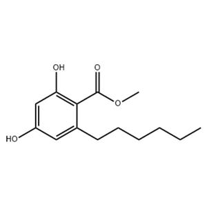 Benzoic acid, 2-hexyl-4,6-dihydroxy-, methyl ester